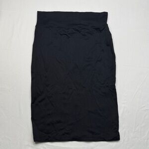 Soho lady stretchy Chic Black Pencil Skirt for Women size Large L tight stretch